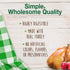 Nylabone Healthy Edibles Natural Dog Chews, Long Lasting Turkey & Apple Flavor, Small/Regular