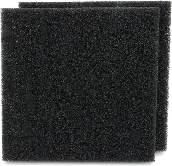 Aquarium Sponge Filter Media Pad | 9 x 9 x 1 inch, Cut to Fit Biochemical Filter Bio Foam Pad, 2 Pcs