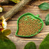 Boao 2 Pieces Leaf Reptile Food Water Bowl Plate for Tortoise, Corn Snake, Bearded Dragon, Lizards, Gecko, 2 Sizes