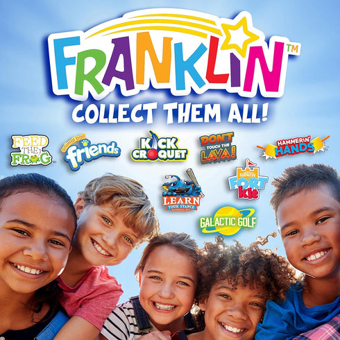 Franklin Sports Kick Croquet Game Set - Combines Soccer and Croquet - Perfect for Kids and Adults - Great for Outdoor