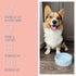 Park Life Designs Pet Bowl | Manor, Small Size in Azure Color.