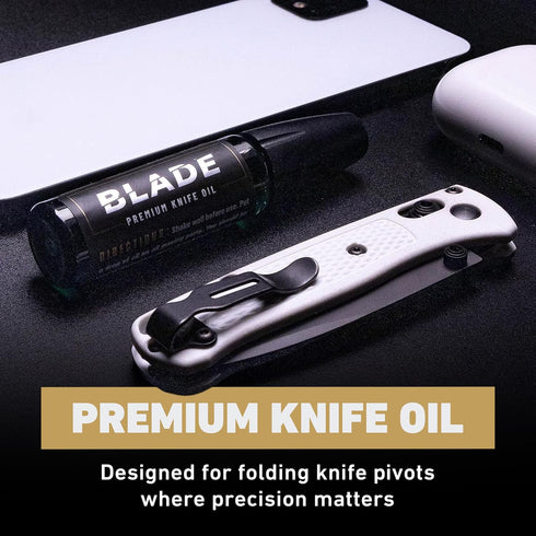 for Knife Pivot Mechanism - Use with EDC, Hunting, Fishing, Multi-Tools & Garden Instruments - Compact Knife Lubricant