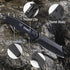 FLISSA Pocket Knife with 3.5" Folding Stonewash Blade and G10 Handle for Outdoor, Survival, Hunting