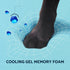 Washable Cooling Pet Bed, Certipur-Us Certified Memory Foam, Waterproof Inner Liner, 29" x 18", for Small & Medium Dogs