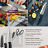 Set Set Set Set BOMKI Grilling and Camping Cooking Utensils for The Outdoors BBQ - Camping Utensil Kitchen Cookware