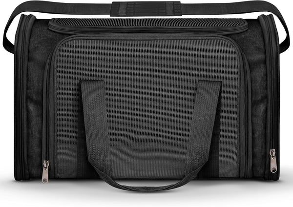 Airline Approved Medium Pet Carrier for Cats & Dogs Foldable Dog Bag