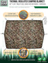 USGI Industries Military Woobie Blanket, Thermal Insulated Camping Blanket, Water-Resistant, Portable with Carry Bag