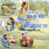 Crinkle Dog Toy Plush, Long Tug-of-War Squeaky Toy, Durable Mentally Stimulating Toys for Dogs