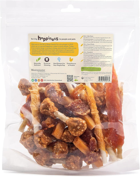 Pet ‘n Shape - Chik ‘n Mix Variety Pack – Natural Chicken Puppy Treat Mix, Dog Rewards and Snacks – 16 Ounces