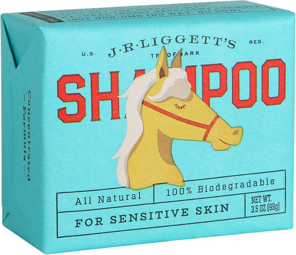 J.R.LIGGETT'S Natural Horse Shampoo Bar - Non-GMO, 100% Detergent-Free Formula Gently Deep