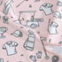 Magnetic Golf Towel with Clip for Men & Women - Fun Doodle Sketch Pattern Waffle Weave Microfiber Golf Towel