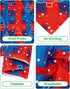 100 Pack Set PET SHOW Christmas Dog Bandanas Bulk for Small Medium Dogs No Stitch Scarves Xmas Triangle Bibs Kerchief