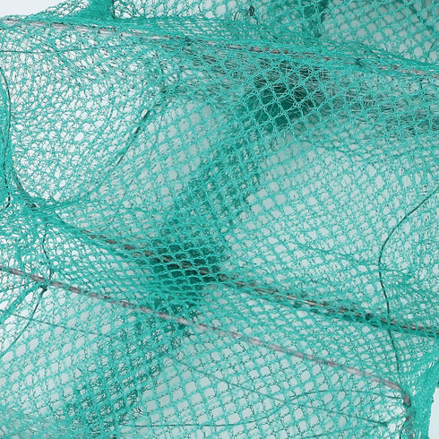 16 2.5m Angoily Collapsible Shrimp Net Trap Fishing Net Cage with Segments Mesh Fishing Trap for Crawfish Lobster