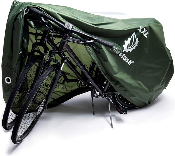 YardStash XXL Reflective Bike Cover - Waterproof & Weatherproof Storage for Bikes and Trikes