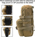 Tactical Mini Molle Hydration Pack, Water Resistant Hydropack with US Flag for Tactical Vest Backpack