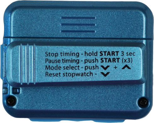 Gymboss Interval Timer and Stopwatch - Teal/Blue Metallic Gloss