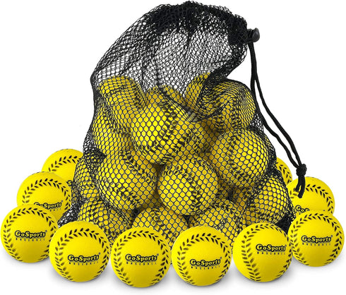 GoSports Mini Foam Baseballs - 20 or 50 Pack for Pitching Machines