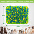 (16"*22") Snuffle Mat for Dogs, Interactive Dog Toys for Slow Feeding & Smell Training Indoor Outdoor, Enrichment Pet