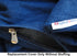 Dogbed4less Jumbo Denim Jean Dog Bed, 55X47X4 Inches, External Zipper Duvet Cover - Replacement Cover Only