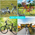 Hestya Bike Mirror, 360 Degree Adjustable Handlebar Mirror, Shockproof Acrylic Convex
