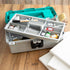 Sheffield 12671 13" Tackle Box, Fishing Gear Organizer with Flip-Up Lid and Lift-Out Tray
