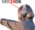 24dB Walker's Compact Passive Earmuffs for Adults - Noise Reduction