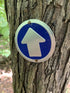Trail Markers, Bright Reflective Trail Marker Pack of 24, Easy to Mount for Hunting, Hiking, Camping, and More