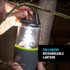 Nite Ize Radiant RL2 Rechargeable Lantern - Outdoor LED Lantern with Power Bank, Impact & Water Resistant