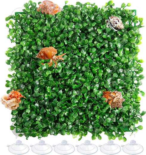 Orchidleaf Hermit Crab Climbing Toy 10x10 Inch Fake Turf Hermit Crab Climbing Wall,