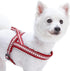 Blueberry Pet 4 Colors Soft & Comfy 3M Reflective Jacquard Padded Dog Harness, Chest Girth 16.5" - 21", Marsala Red