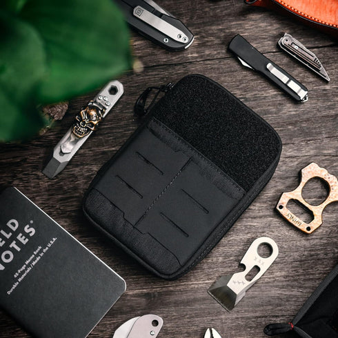 E2.0 TACTICAL GEEK Block EDC Compact Waist Pocket Pouch, Multi-Purpose Molle EDC Pouch Gadget Organizer, Multi-Purpose