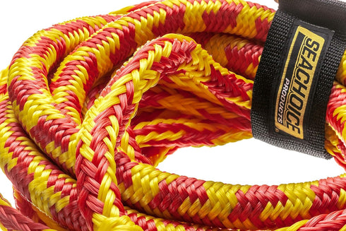 Seachoice 50 Ft. Tube Tow Bungee Rope, Tows Up to 4 Riders