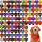 Paterr 100 Pieces Dog Bandanas Bulk Halloween Pet Handkerchief Soft Dog Triangle