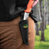 OUTDOOR EDGE Zip Blade, 4.0" Fixed Blade Hunting Knife for Skinning and Gutting, Includes Black Nylon Sheath