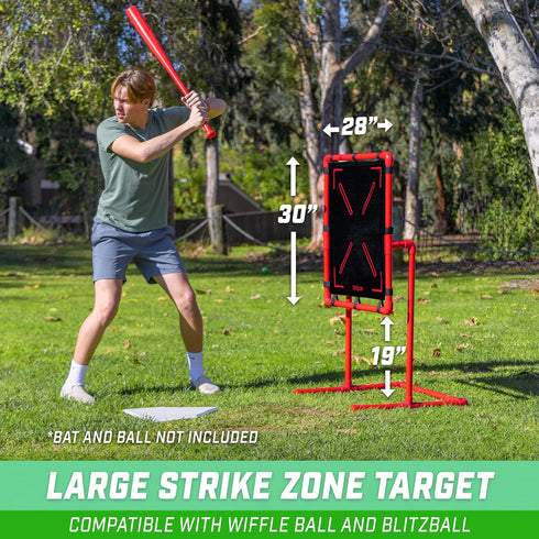 30x28 Inches GoSports Large Plastic Baseball Strike Zone Target - for Backyard Fun