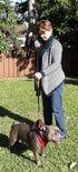 Dog Leash 6ft Long, Heavy Duty Traffic Padded Two Handle Lead for Control Safety Training, Black