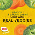 Freshly Fetched Dog Chews, Assorted Broccoli & Carrot Flavor Dog Treats, 7oz | Flavored with Real Veggies, No Wheat, Corn, Soy, Artificial Flavors, Colors, or Preservatives