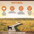 Gullet Sticks for Dogs, All Natural Single Ingredient Beef Jerky Chews, Healthy Beef Gullet Sticks