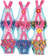 Pack of 2 Washable Reusable Female Dog Diapers with Suspenders, Stay On for Small Pet (XS: Waist 12" - 14", Pink