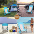 (1-Pack Beach Chairs Beach Chairs for Adults Folding Camping Chair with High Mesh Back w/Carry Bag and Cup Holder