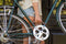oopsmark Leather Bicycle Handle and Lifter for Bike Frame