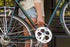 oopsmark Leather Bicycle Handle and Lifter for Bike Frame