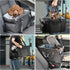 15 lbs) Center Console Dog Car Seat for Small Dogs Cats (Up to - Washable, Foldable Pet Booster Seat with Safety Hooks