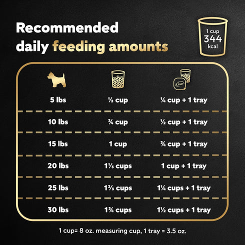 2.7 lb Cesar Small Breed Dry Dog Food for Small Dogs Rotisserie Chicken Flavor and Spring Vegetables Garnish, Bag