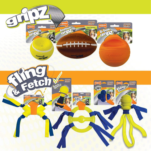 Nylabone Power Play Shake-a-Toss Interactive Fetch Toy for Dogs, Small (1 Count)