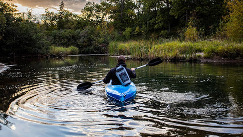 Piscifun Waterproof Dry Bag, Floating Backpack 5L/10L/20L/30L/40L with Waterproof Phone Case for Kayaking