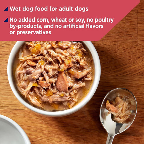 Nature's Recipe Wet Dog Food, Chicken & Wild Salmon in Broth Recipe, 2.75 Ounce Cup (12 Pack)