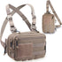 Tactical Chest Rig Bag for Concealed Carry, Molle Pouch IFAK EMT Medical Organizer for Outdoor Activities