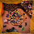 Weewooday 70 Pieces Dog Hair Bows with Rubber Band, Bowtie Pet Accessories for Independence Day, Christmas, Small Puppy