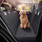 Dog Back Seat Cover Protector for Cars, SUVs, and Trucks, Scratchproof, Nonslip, Waterproof Material (Black)